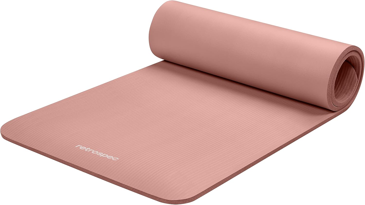 Retrospec Solana Yoga Mat 1/2″ Thick w/Nylon Strap for Men & Women – Non Slip Exercise Mat for Yoga, Pilates, Stretching, Floor & Fitness Workouts