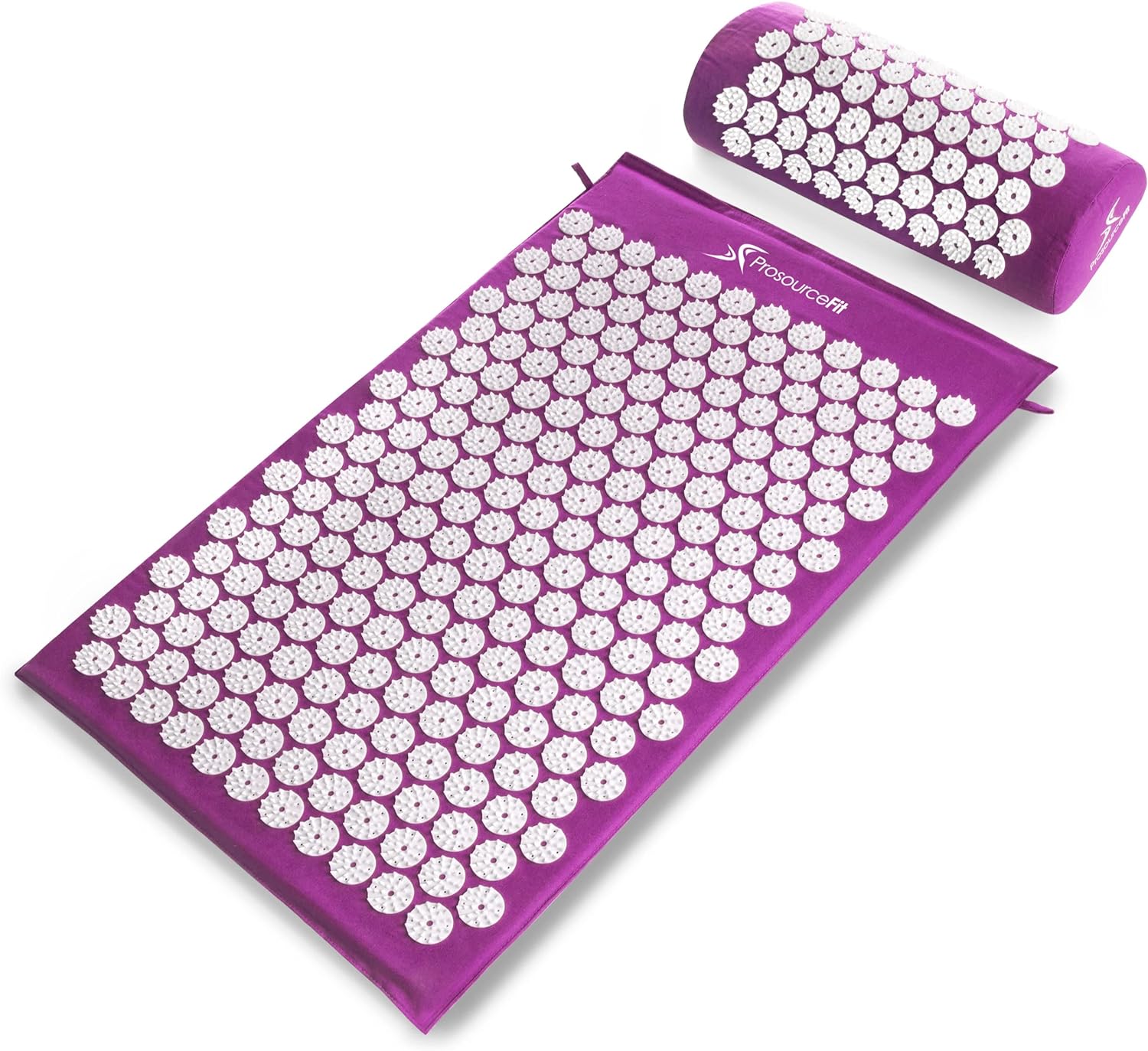 ProsourceFit Acupressure Mat and Pillow Set for Back/Neck Pain Relief and Muscle Relaxation,