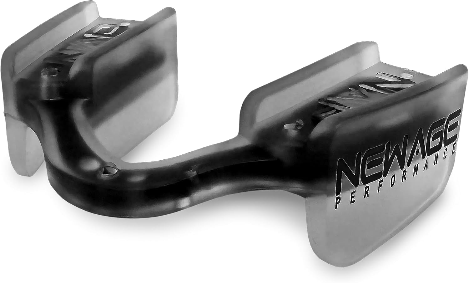 New Age Performance 6DS Low Profile Mouthpiece for High-Intensity Interval Training (HIIT) and Cross Fitness, Increase Strength & Endurance, Faster Recovery, Sleek Weightlifting Mouthpiece, (Black)