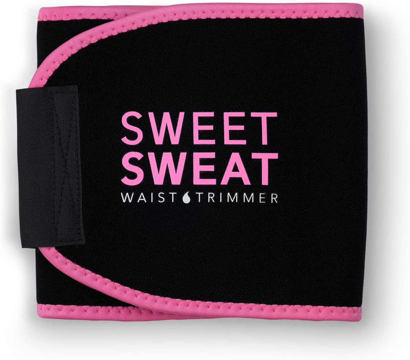 Sports Research® Sweet Sweat Waist Trimmer – Premium Sweat Enhancing Fitness Belt for Women & Men – 5 Adjustable Sizes