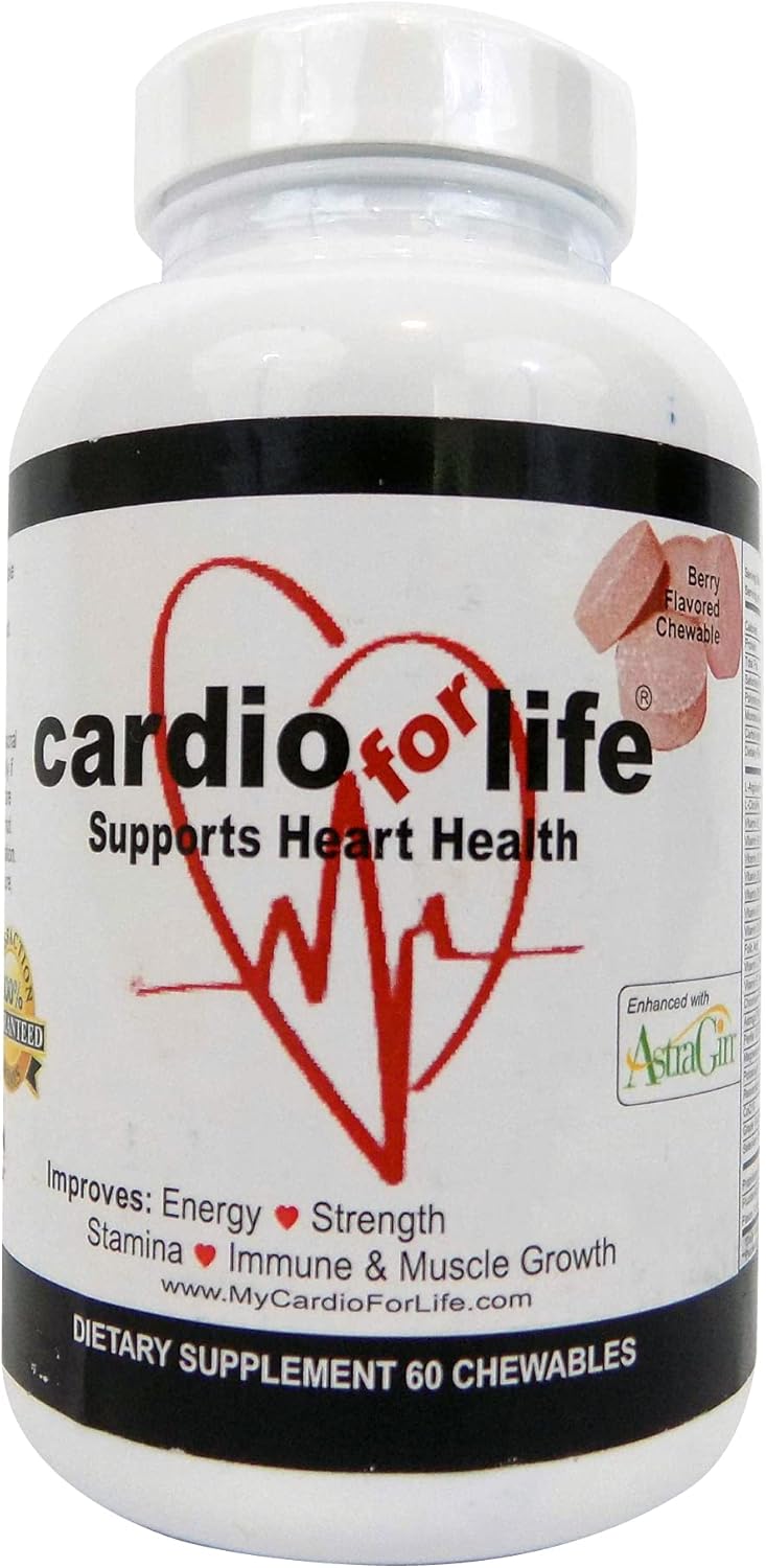 CardioForLife – 60 Chewable Tablets – Berry