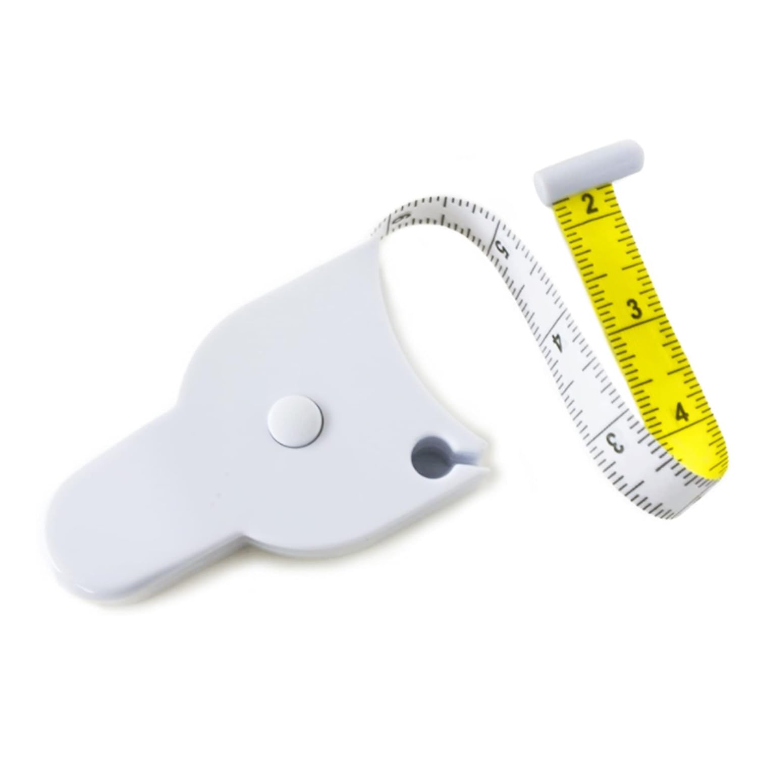 Perfect Body Tape Measure – 80 Inch Automatic Telescopic Tape Measure – Retractable Measuring Tape for Body: Waist, Hip, Bust, Arms, and More (White – 80 inch)