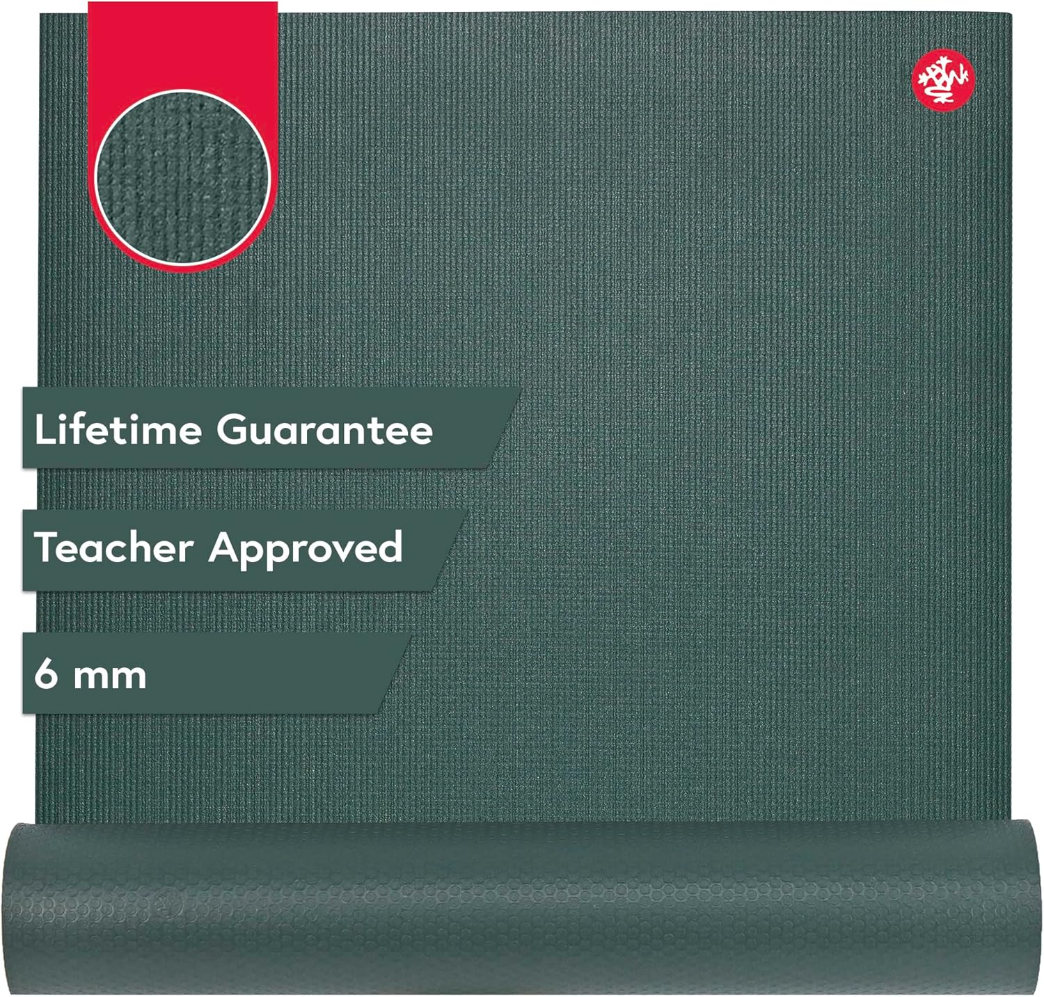 Manduka PRO Yoga Mat – 6mm | Lifetime Durability | Hygienic Construction | Premium Studio Quality | Teacher Approved