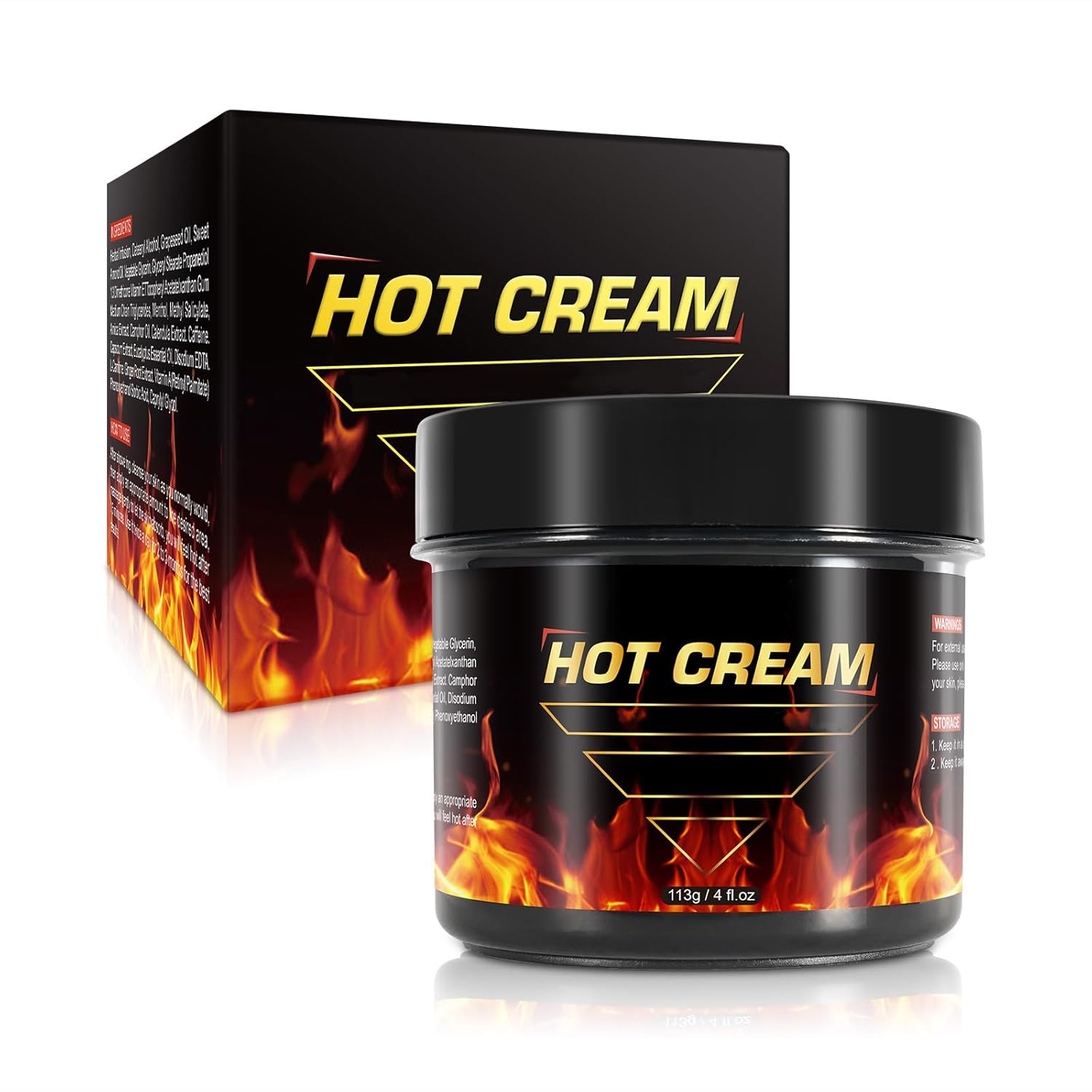 Hot Sweat Cream, Hot Firming Lotion Sweat Enhancer, Creams for Belly Natural Workout Enhancer for Women and Men for Thighs Legs Abdomen Arms and Buttocks