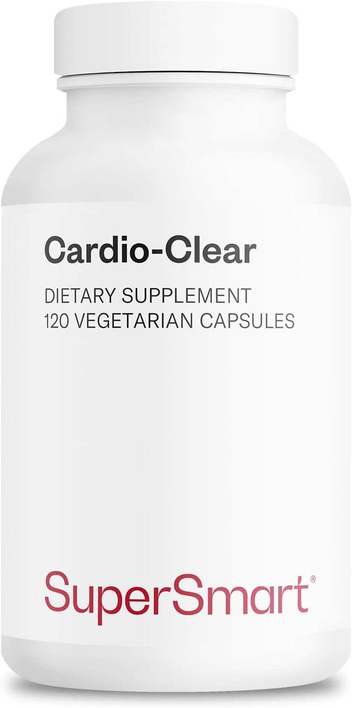 Supersmart – Cardio Clear (Garlic EDTA Supplement) – with Malic Acid, Calcium Disodium EDTA, Magnesium, Bromelain | Non-GMO & Gluten Free – 120 Vegetarian Capsules