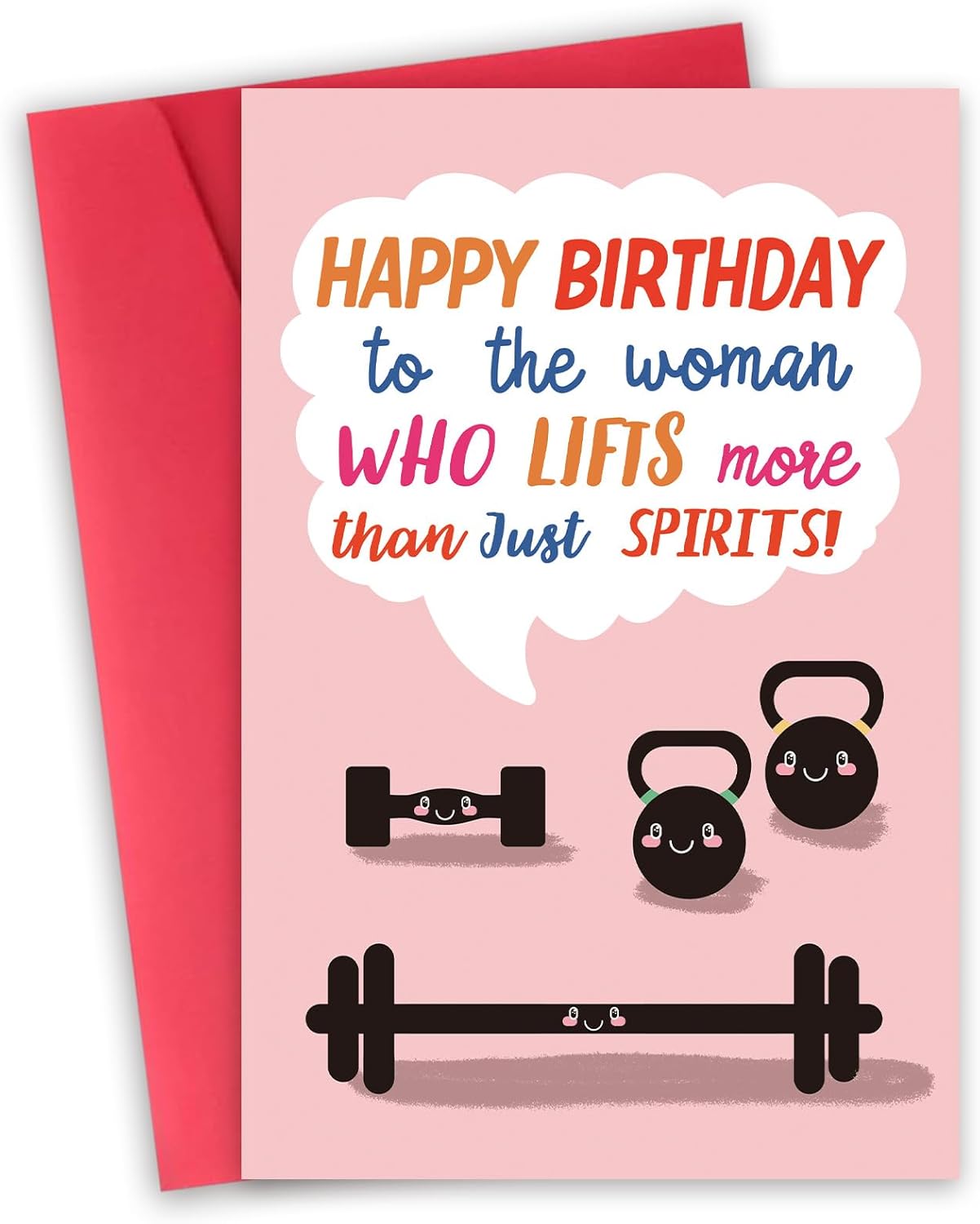 Funny Birthday crossfit card, gym birthday card,